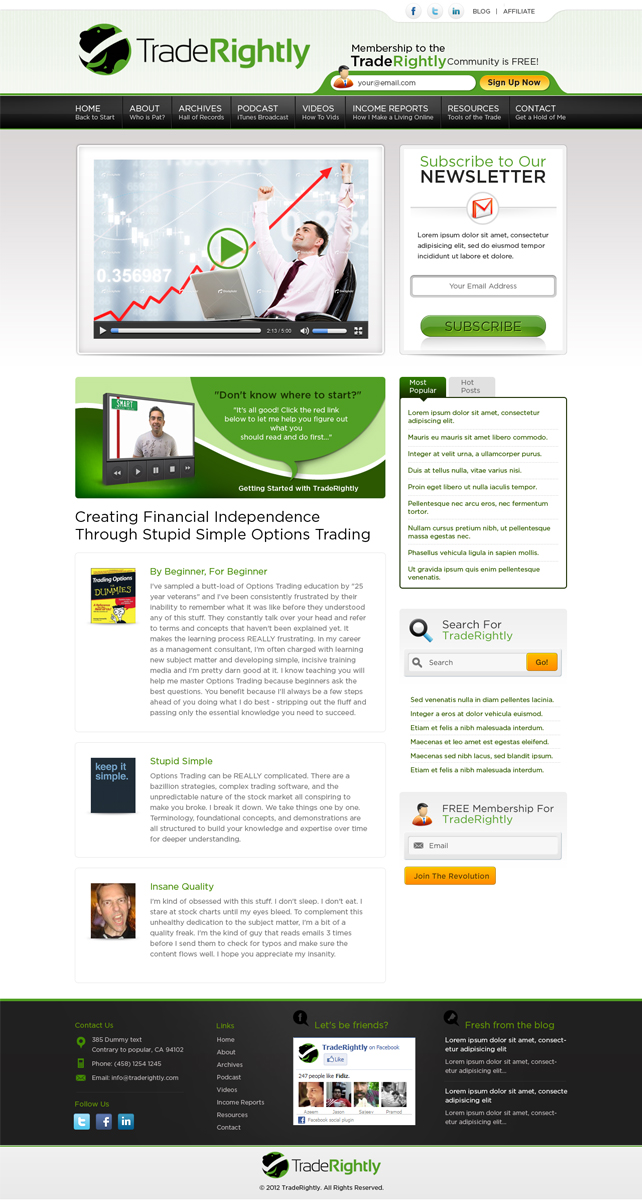 Wordpress Design by ShreejiAkshar for this project | Design #871080