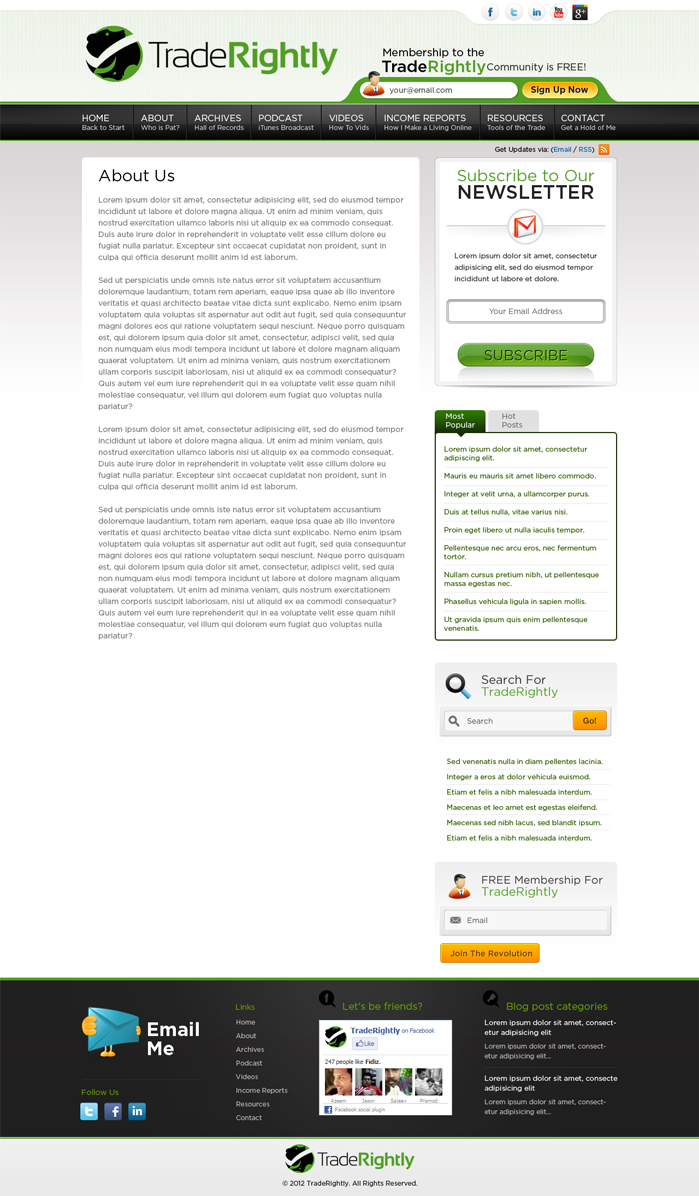 Wordpress Design by ShreejiAkshar for this project | Design #881842