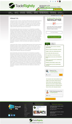 Wordpress Design by ShreejiAkshar for this project | Design: #881842