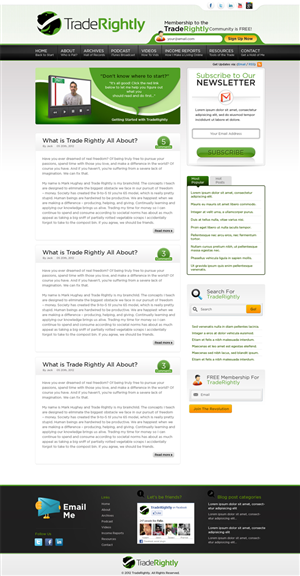 Wordpress Design by ShreejiAkshar for this project | Design: #881845