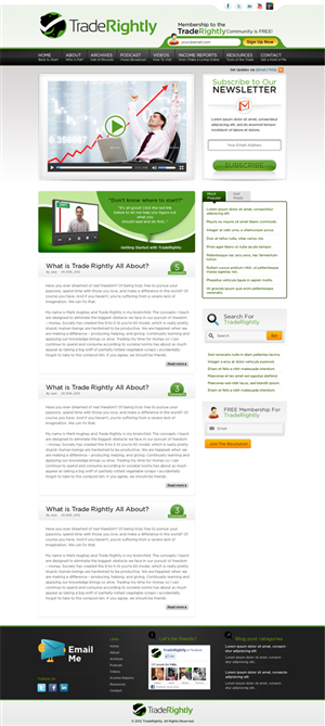 Wordpress Design by ShreejiAkshar for this project | Design: #884057
