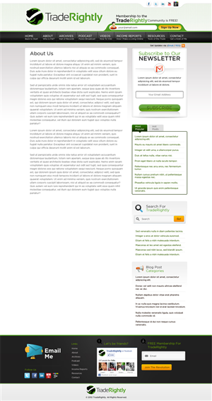 Wordpress Design by ShreejiAkshar for this project | Design #884826
