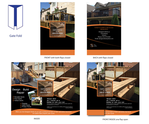 Brochure Design by TedAtkinson for Outdoorlivingdecks.ca | Design: #3473269