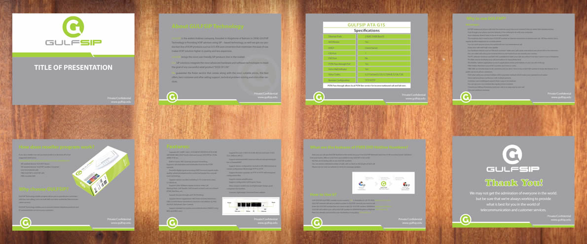 PowerPoint Design by Sbss for GULFSIP Telecom | Design #856107