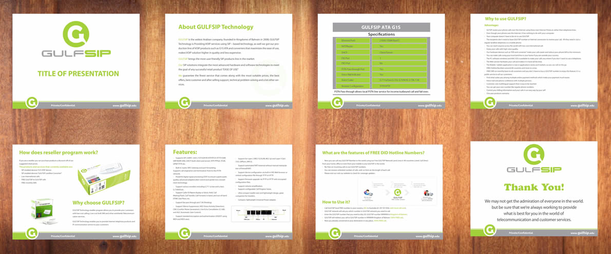 PowerPoint Design by Sbss for GULFSIP Telecom | Design #856108