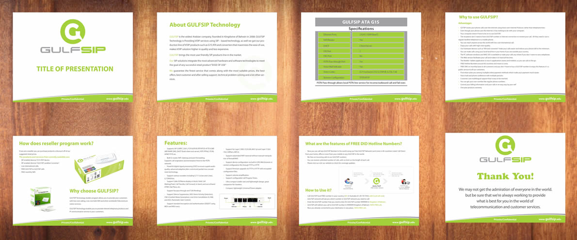 PowerPoint Design by Sbss for GULFSIP Telecom | Design #856110