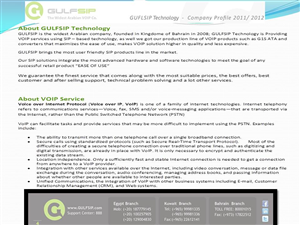 PowerPoint Design by ruman for GULFSIP Telecom | Design: #856003
