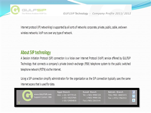 PowerPoint Design by ruman for GULFSIP Telecom | Design: #856004