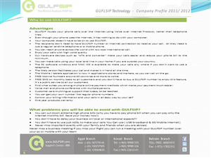 PowerPoint Design by ruman for GULFSIP Telecom | Design: #856005