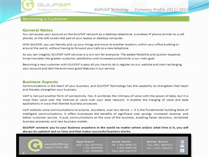 PowerPoint Design by ruman for GULFSIP Telecom | Design: #856009