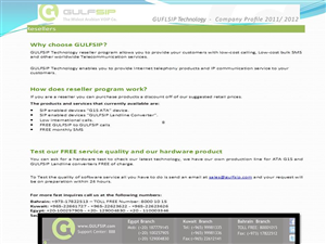 PowerPoint Design by ruman for GULFSIP Telecom | Design: #856011