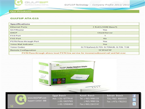 PowerPoint Design by ruman for GULFSIP Telecom | Design: #856012