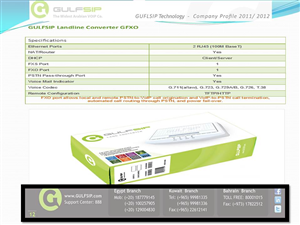 PowerPoint Design by ruman for GULFSIP Telecom | Design: #856016