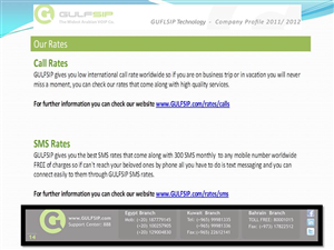 PowerPoint Design by ruman for GULFSIP Telecom | Design: #856021