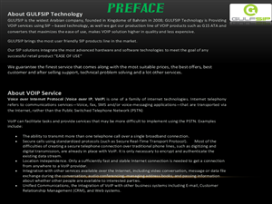 PowerPoint Design by ruman for GULFSIP Telecom | Design: #858319