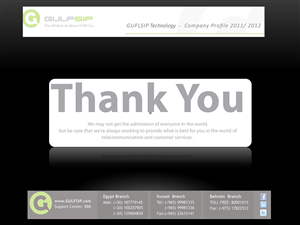 PowerPoint Design by ruman for GULFSIP Telecom | Design: #859419