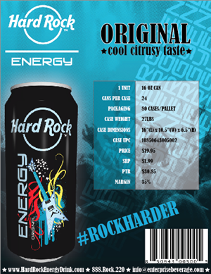 Design Publicitaire par brittanylee77 pour Hard Rock Energy Drink | Design : #3472541
