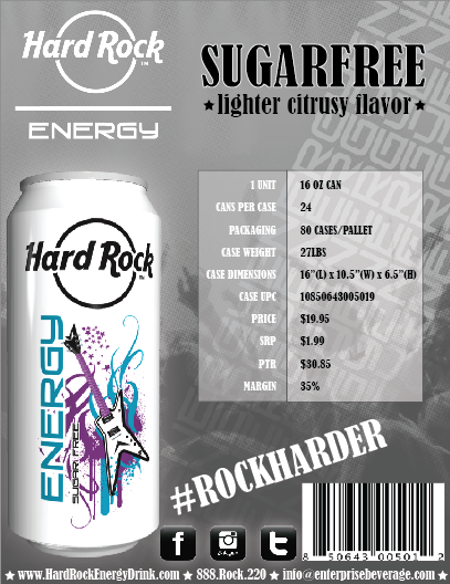 Design Publicitaire par brittanylee77 pour Hard Rock Energy Drink | Design #3472543