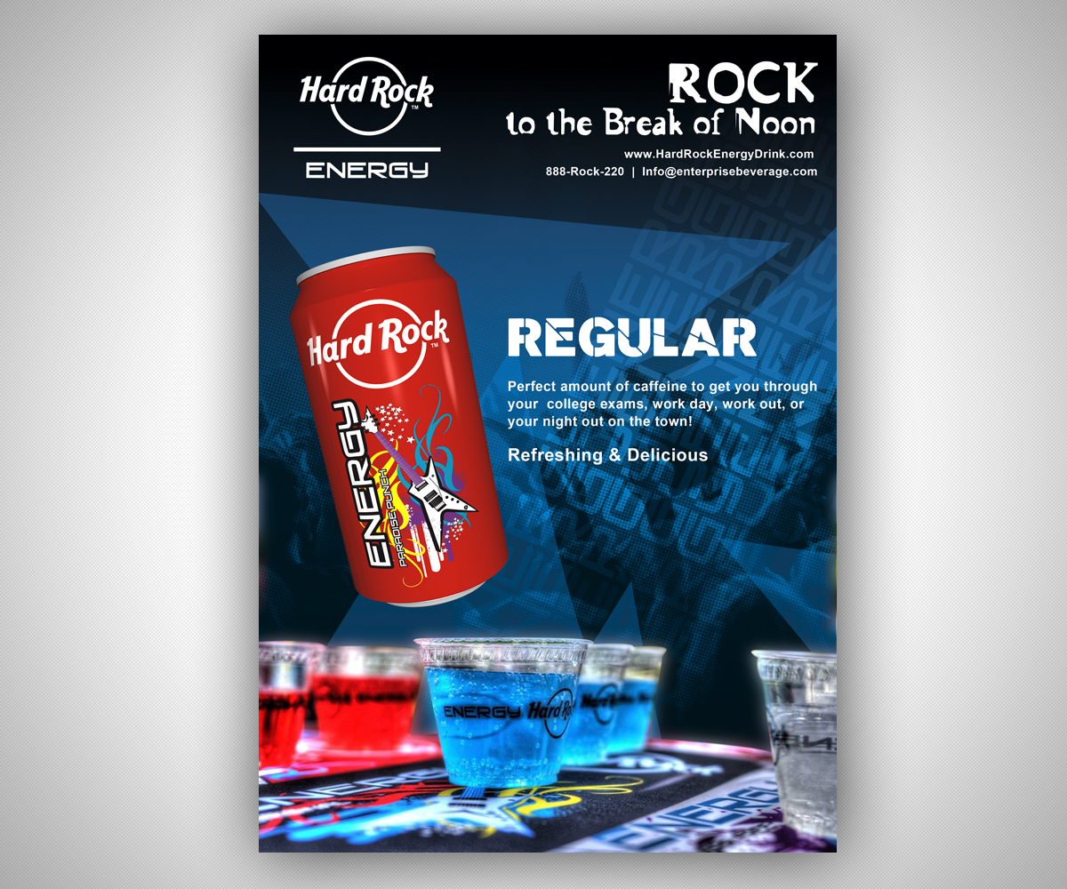 Design Publicitaire par neboica pour Hard Rock Energy Drink | Design #3478261
