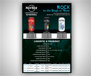 Advertisement Design by neboica for Hard Rock Energy Drink | Design: #3478263
