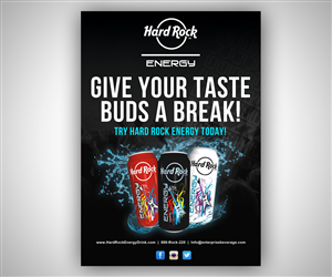 Advertisement Design by neboica for Hard Rock Energy Drink | Design: #3478264