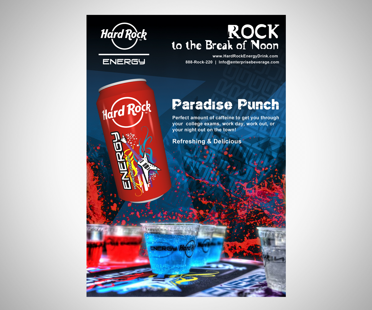 Design Publicitaire par neboica pour Hard Rock Energy Drink | Design #3533022