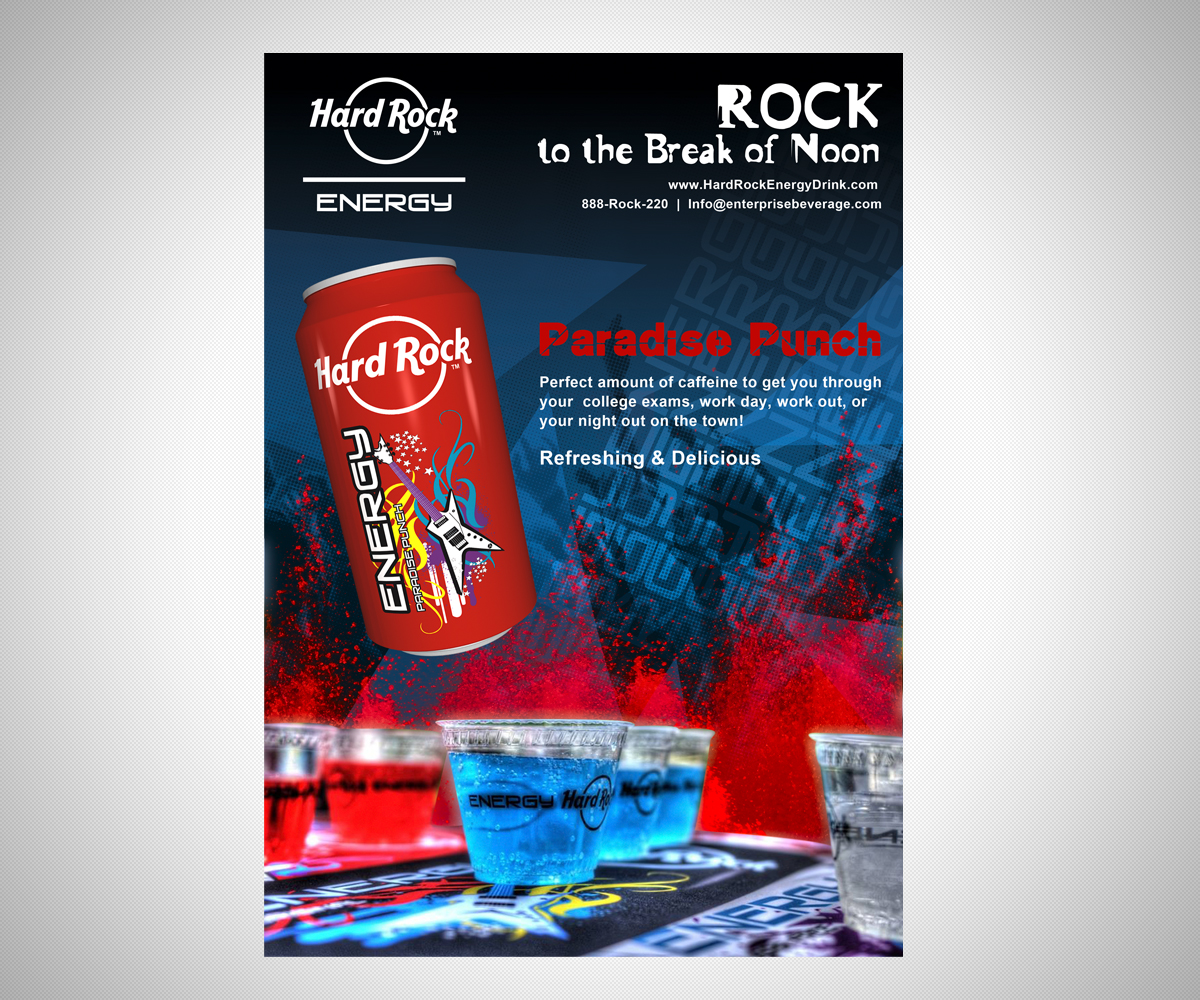 Design Publicitaire par neboica pour Hard Rock Energy Drink | Design #3533040