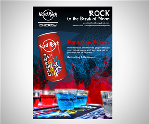 Advertisement Design by neboica for Hard Rock Energy Drink | Design: #3533040