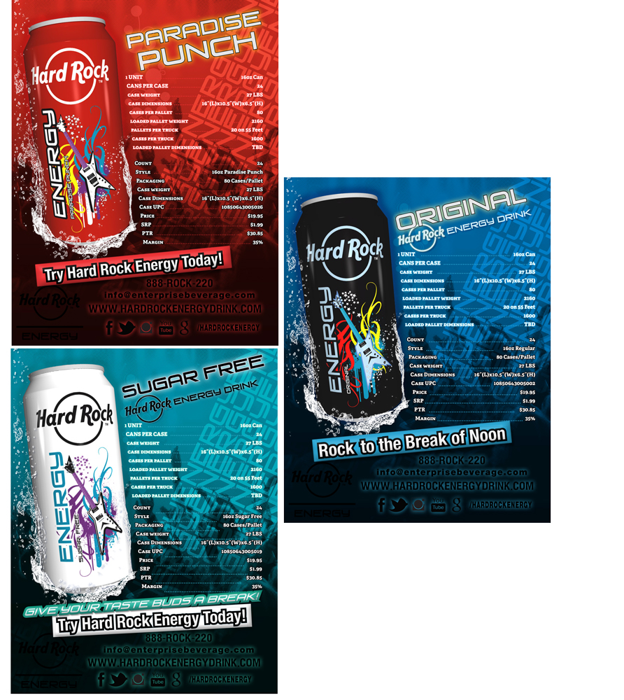 Design Publicitaire par UrbainFX pour Hard Rock Energy Drink | Design #3563536