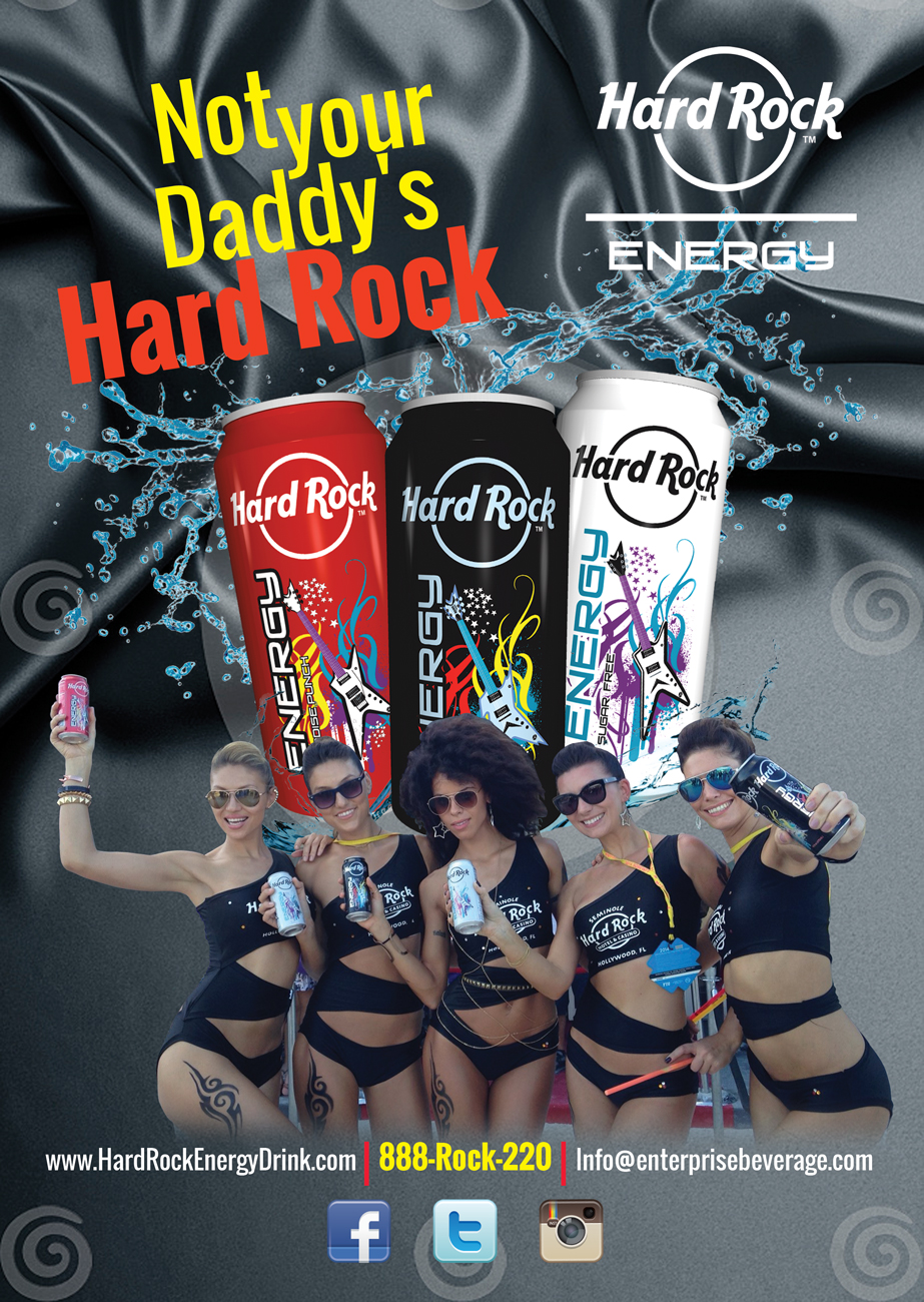 Diseño Publicitario por Impressive Solutions para Hard Rock Energy Drink | Diseño #3512275