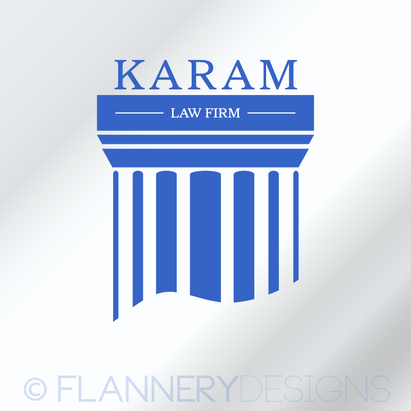 Graphic Design by Flannery Designs for Karam Law Firm | Design #3459284