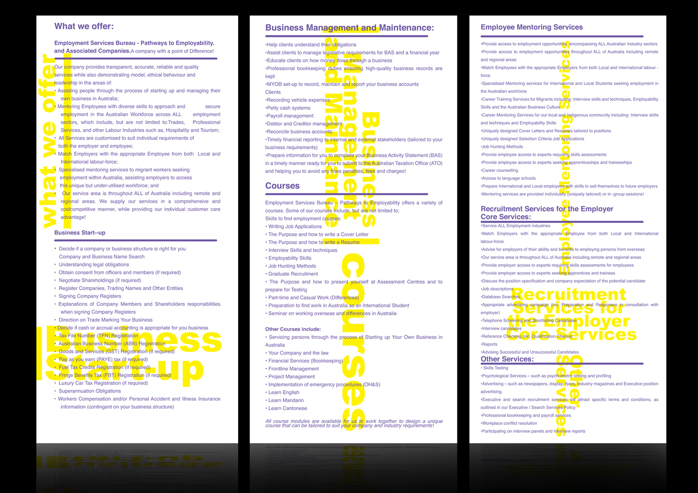 Brochure Design by Lukas Makau for this project | Design #875218