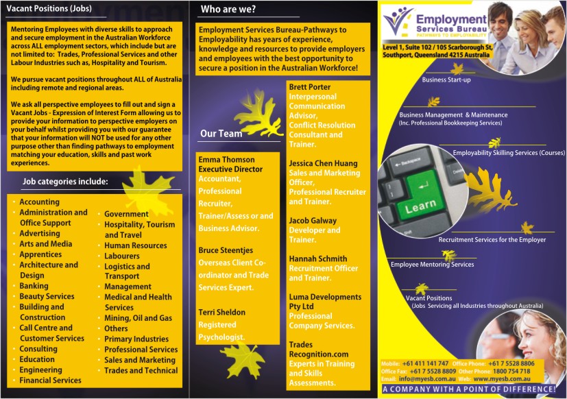 Brochure Design by creative designer for this project | Design #878213
