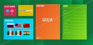 Baby Namer | App Design by Tildinaz