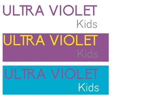 Logo Design by Jon Saunders for Ultra Violet Kids | Design #3474997