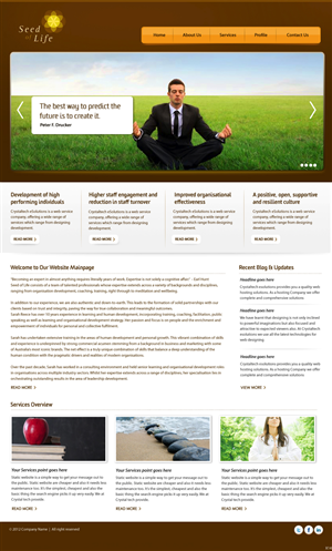 Web Design by pb for this project | Design: #860593
