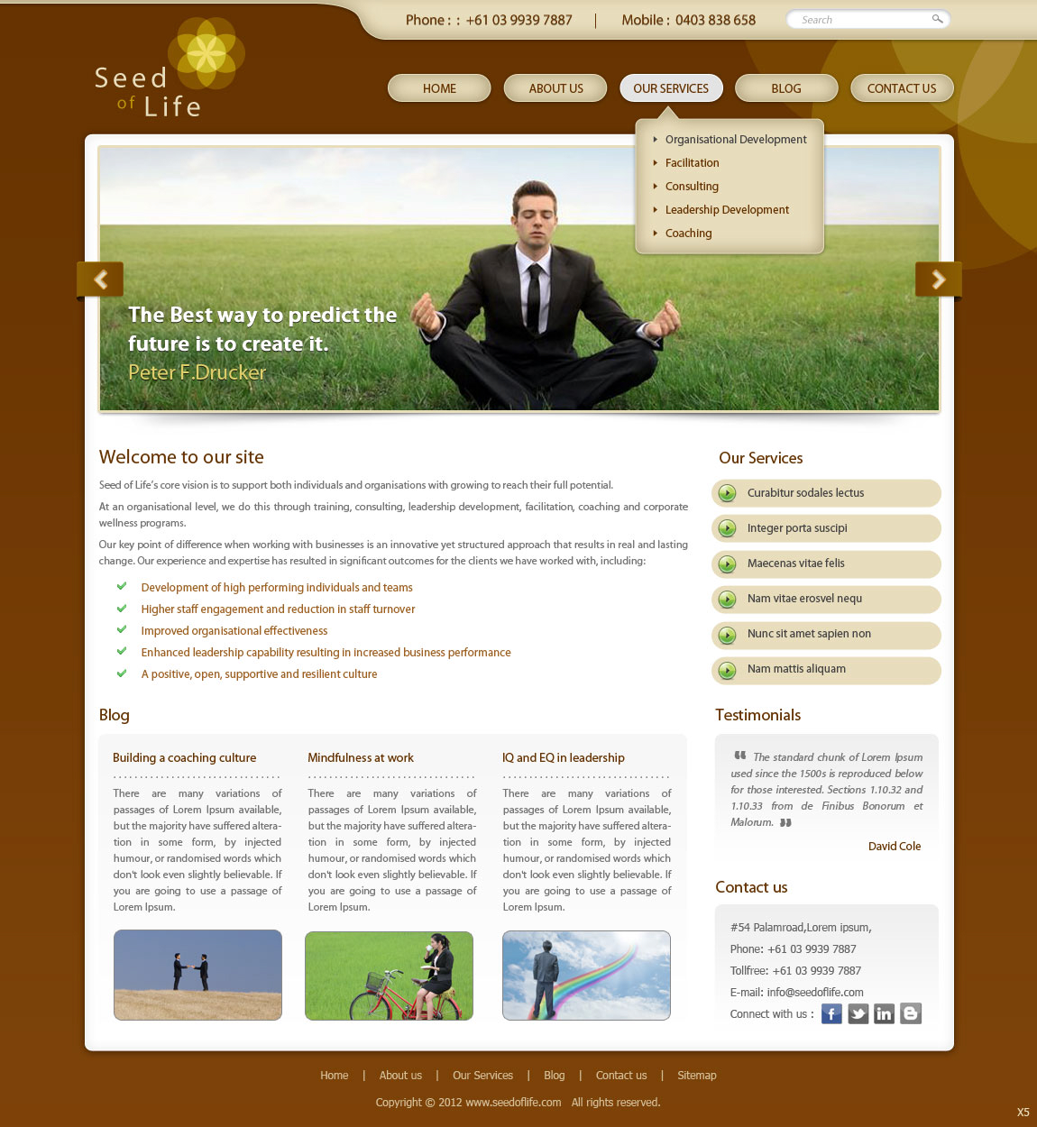 Web Design by pb for this project | Design #860605