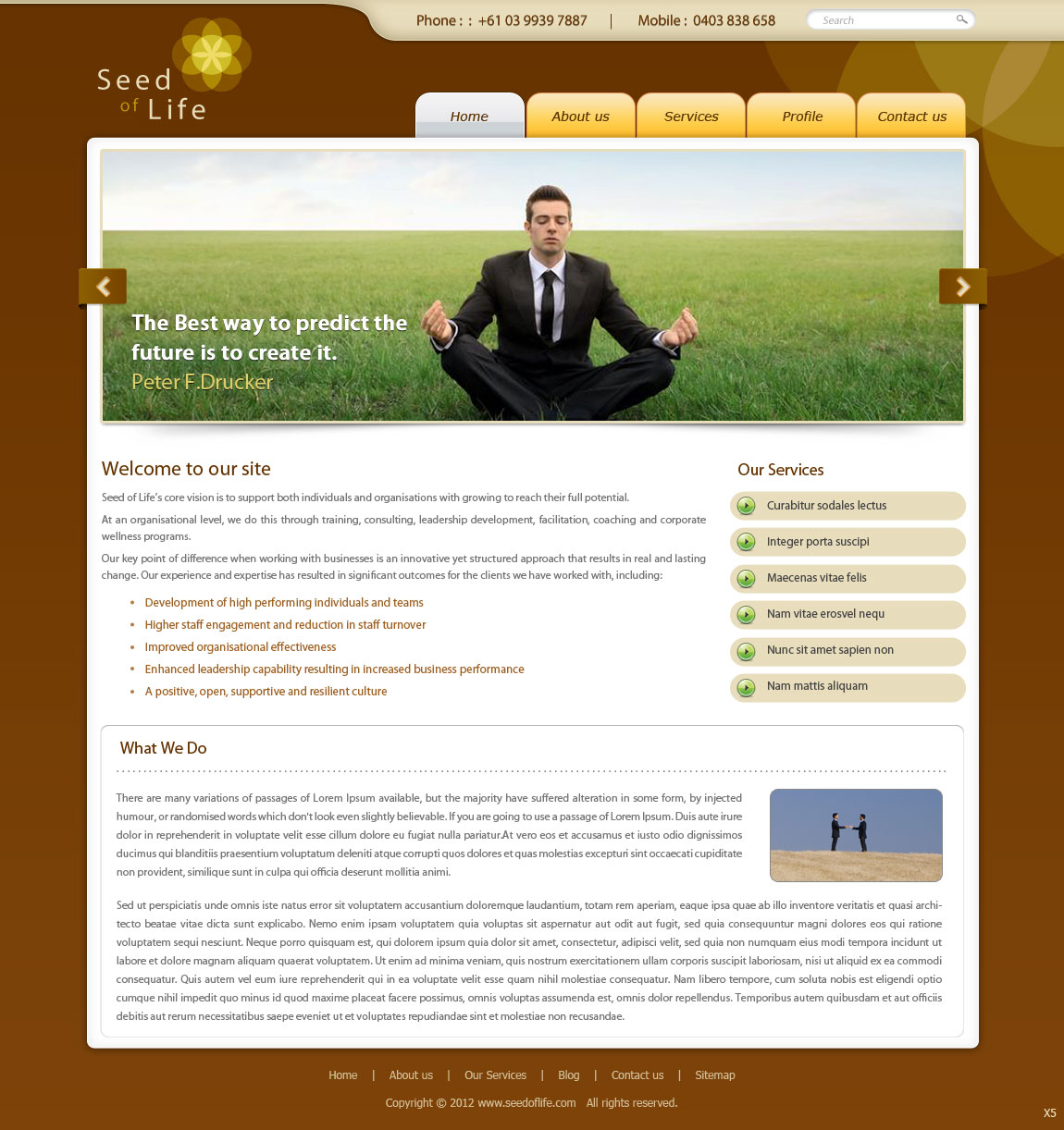 Web Design by pb for this project | Design #862333