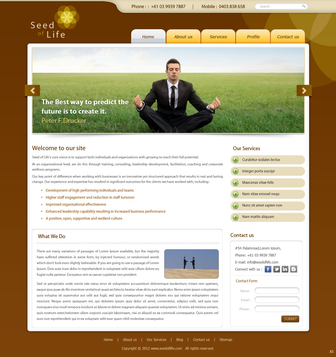 Web Design by pb for this project | Design #862348