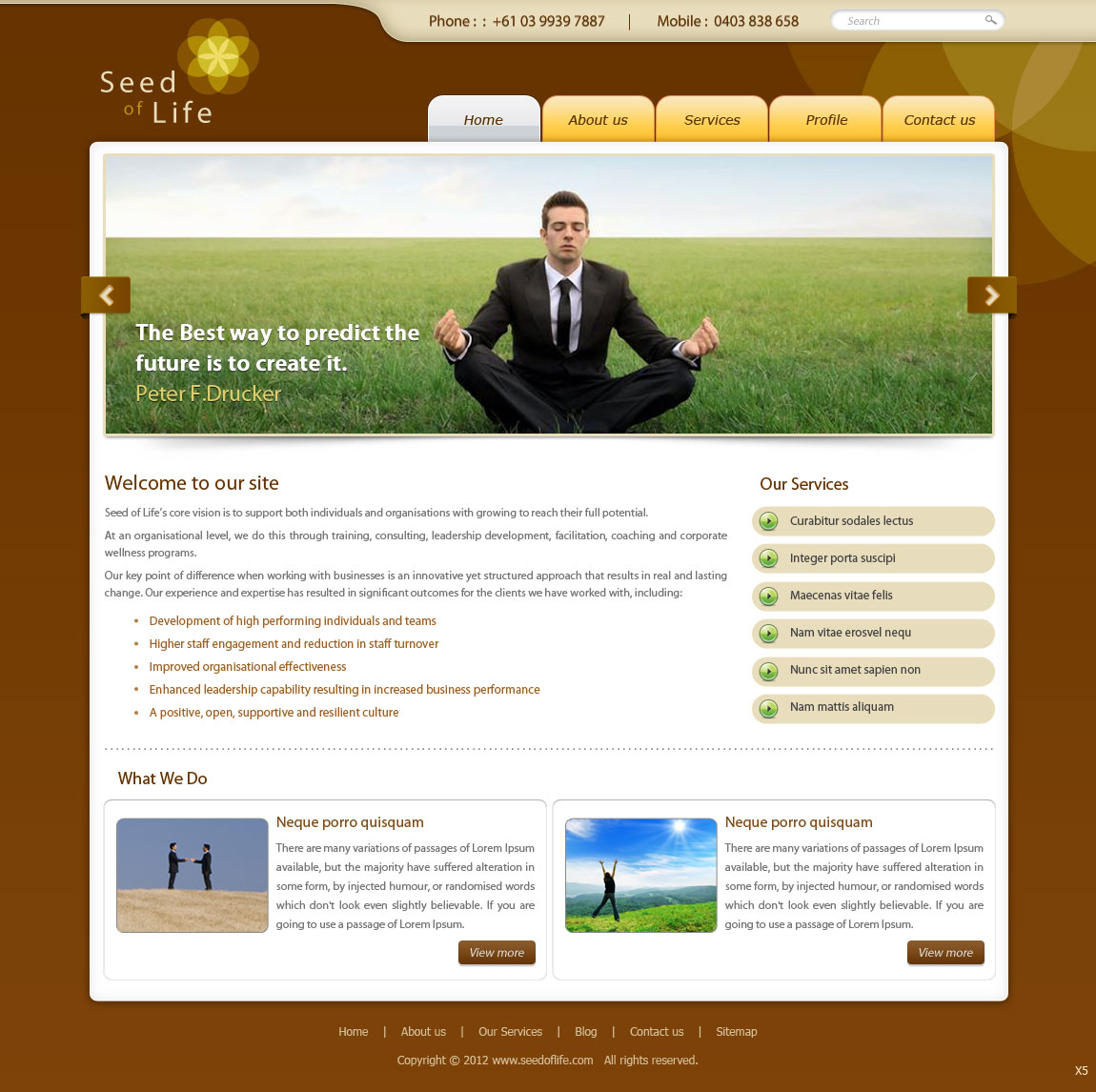 Web Design by pb for this project | Design #866458