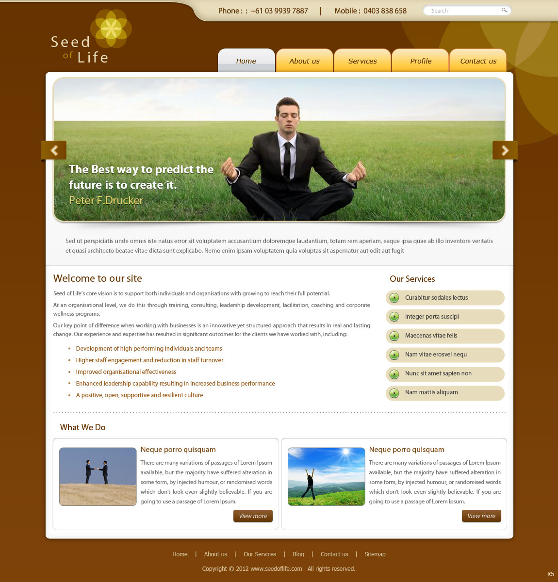 Web Design by pb for this project | Design #873839