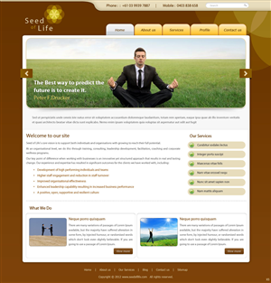 Web Design by pb for this project | Design: #873839