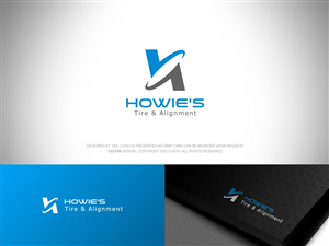 Diseño de Logo por Benjamin para Howie's Tire & Alignment | Diseño: #3581245