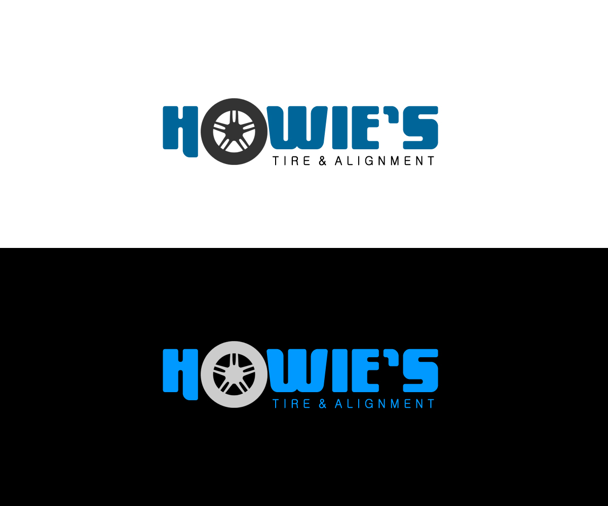 Logo-Design von R O N I E für Howie's Tire & Alignment | Design #3587943