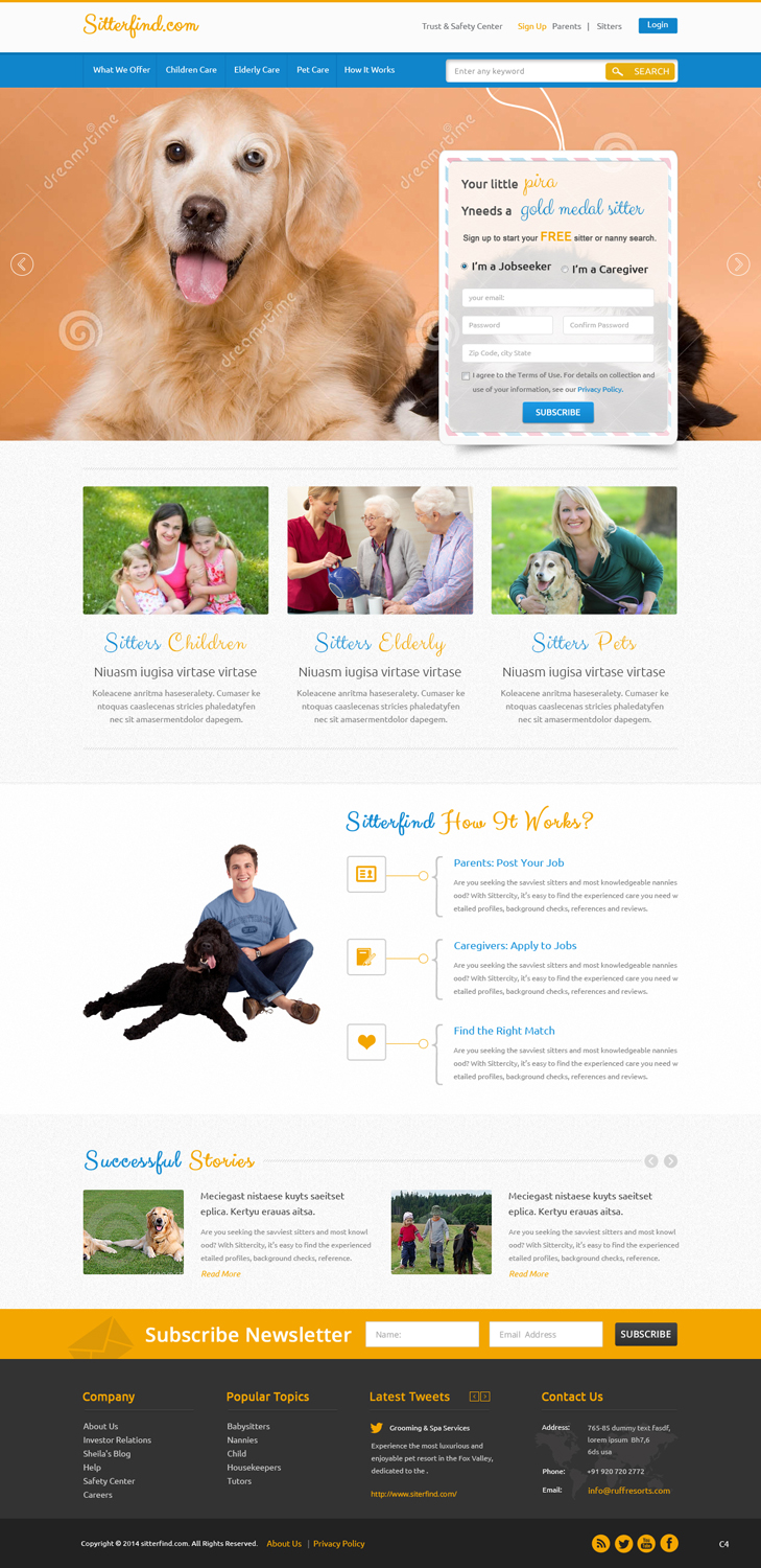 Web Design by pb for this project | Design #3466038