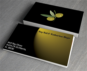 Business Card Design by Anurati Taranti for Wolf Bay Olives | Design #3481718