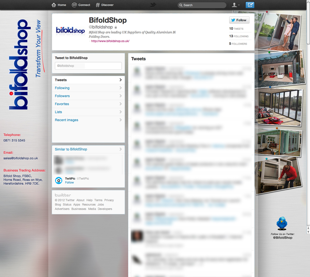 Twitter Design by bogglins for this project | Design #874525