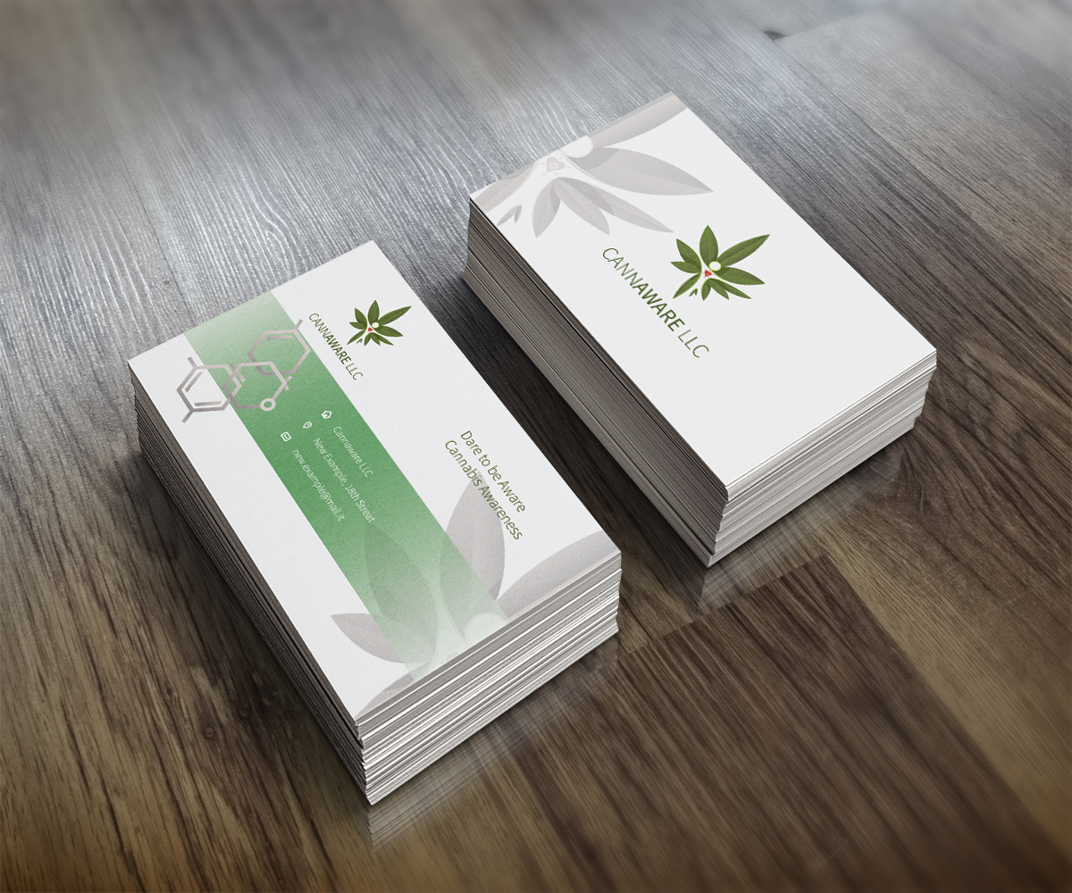 Business Card Design by Lorenzo Vizin for CannAware, LLC | Design #3489240