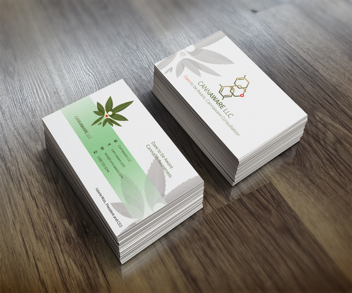 Design de Carte de Visite par Lorenzo Vizin pour CannAware, LLC | Design #3513309