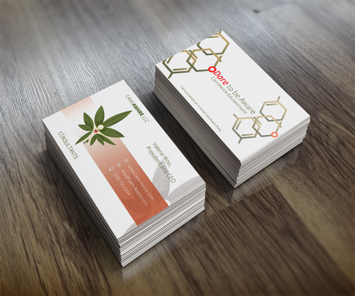 Business Card Design by Lorenzo Vizin for CannAware, LLC | Design #3532297